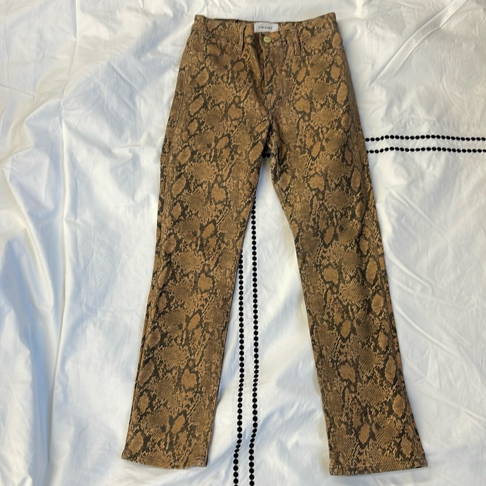 frame‎ snakeskin denim💋 25 G3
